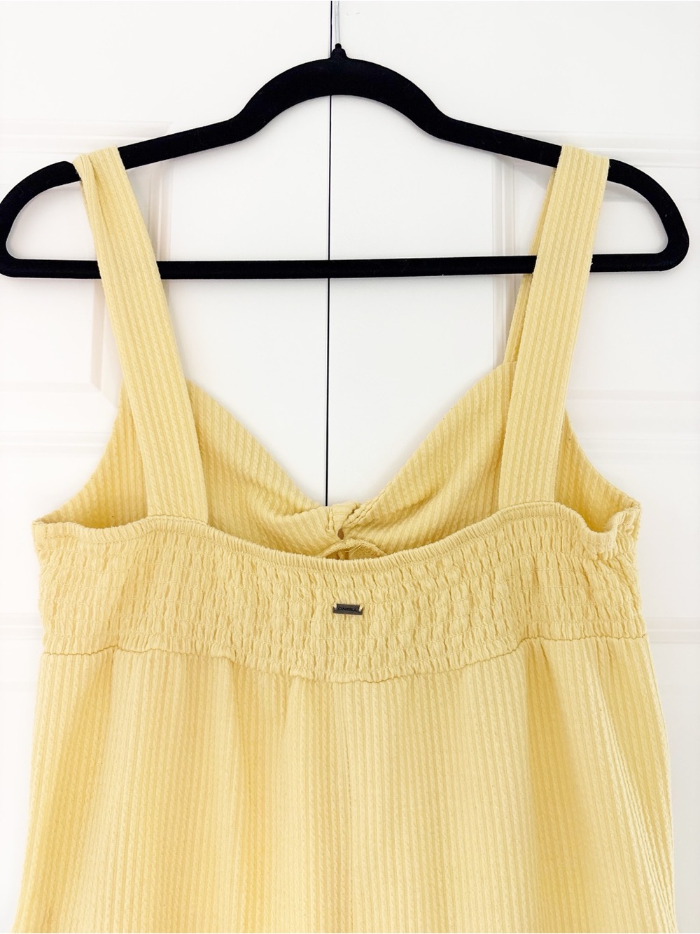 O'Neill Butter Yellow Ribbed Romper - Picture 7 of 8